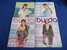 LOT 4 REVISTE BURDA / BURDA STYLE _CU TIPARE - NR.6,7,10/2009 + NR.4/2010 foto