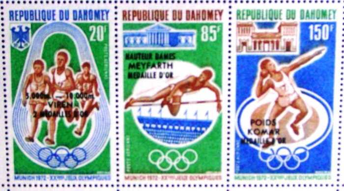 DAHOMEI Bloc sport J.O. 1972