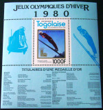 Colita J.O. 1980 TOGO, Nestampilat