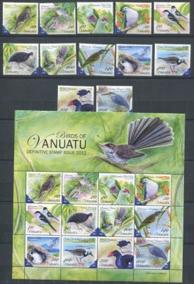 VANUATU 2012 PASARI VALOARE NOMINALA 190 LEI foto