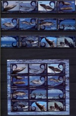 AITUTAKI 2012 BALENE SI DELFINI VALOARE NOMINALA 185 foto