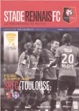 Program meci fotbal STADE RENNAIS - TFC TOULOUSE 15.12.2015 (Cupa Frantei)