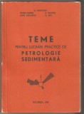 Teme pentru lucrari practice de petrologie sedimentara