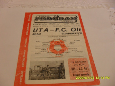 program UTA - FC Olt foto