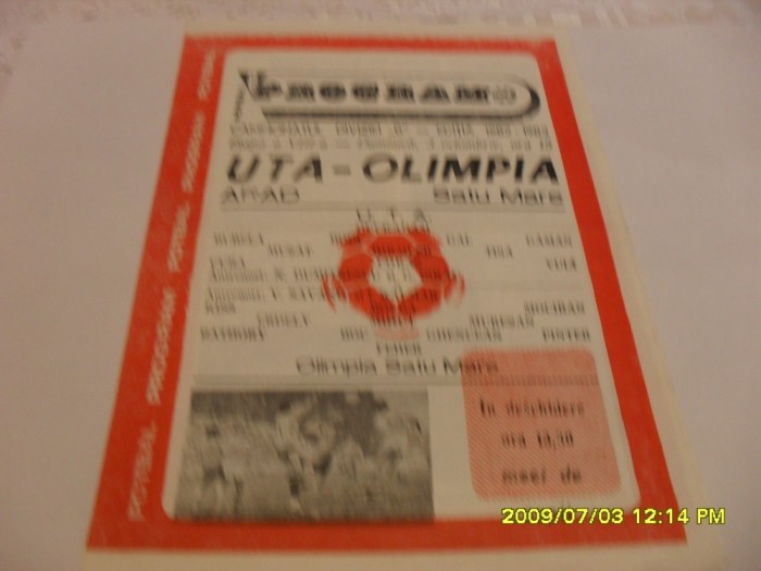 program UTA Olimpia S.M.