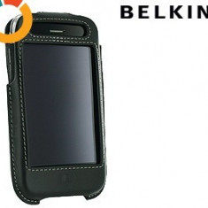 Husa Belkin neagra din piele naturala pentru Iphone 3G/3GS