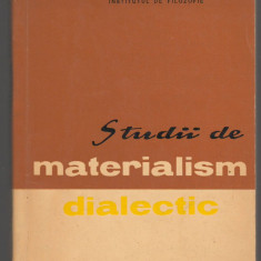 C6697 STUDII DE MATERIALISM DIALECTIC