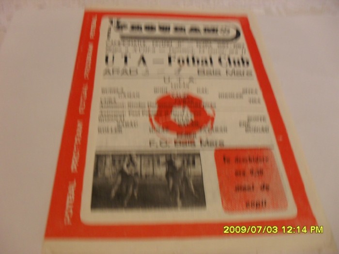 program UTA - F.C. Baia Mare