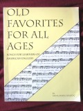 &quot;OLD FAVORITES FOR ALL AGES. Songs for Learners of American English&quot;, 1993, Alta editura