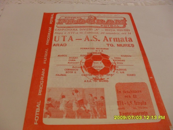 program UTA - ASA Tg. Mures