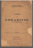 C6704 TABLE DE LOGARITMI CU 7 ZECIMALE - VASILE SUCIU, 1932