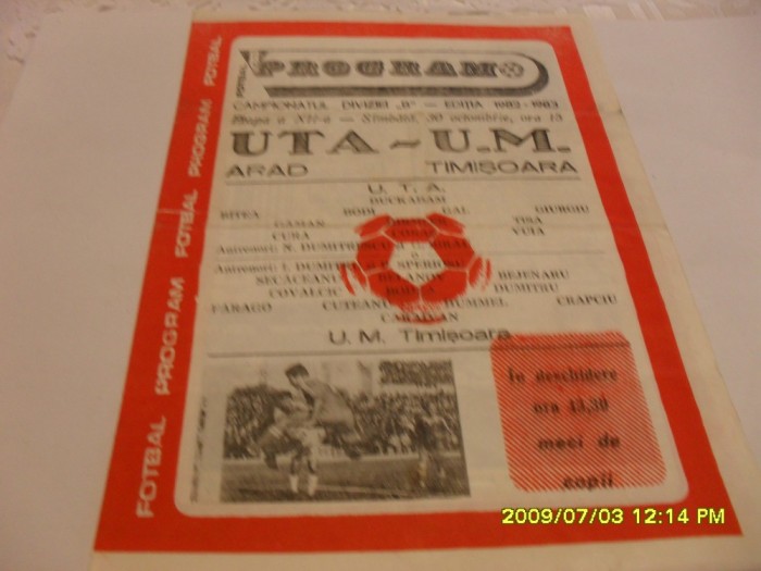 program UTA - U.M. Timisoara