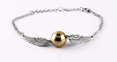 Bratara Harry Potter - Golden Snitch - Angel Wing foto