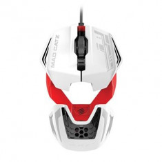 Mouse Gaming Mad Catz Rat 1 Rosu Si Alb foto