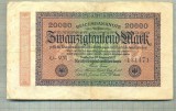 A 261 BANCNOTA-GERMANIA -20 000 MARK-anul 1923-SERIA 131471-starea care se vede