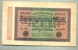 A 300 BANCNOTA-GERMANIA -20 000 MARK-anul 1923-SERIA 345472-starea care se vede