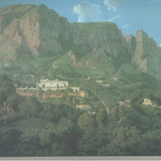 LITOGRAFIE REPRODUCERE JACOB PHILIPP HACKERT"CAPRI" 35 x 25 cm