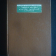 O. BARSAN - CONDUCERE STIINTIFICA SI CERCETARE OPERATIONALA IN CONSTRUCTII