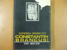 Estetica operei lui Constantin Brancusi Craiova 1987 Ion Mocioi foto