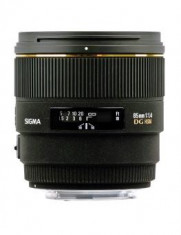 Pachet Sigma 85mm F1.4 EX DG HSM-Canon + RoundFlash softbox portret foto