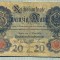 A 284 BANCNOTA-GERMANIA - 20 MARK- anul 1906 -SERIA 888108-starea care se vede