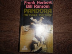 PANDORA. FACTORUL INALTARE. FRANK HERBERT; BILL RANSOM foto