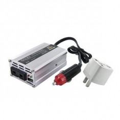 Whitenergy invertor DC/AC de la 12V DC la 230V AC 150W, USB , mini foto