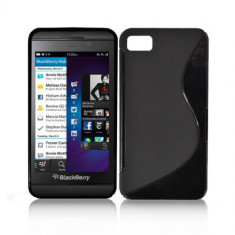 Husa silicon soft negru Sline Blackberry Z10 Z 10 foto