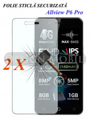 2X FOLIE DE STICLA ALLVIEW P6 PRO TEMPERED GLASS SUPER OFERTA (2 BUC) foto