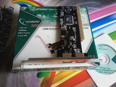 Adaptor GEMBRID USB 2.0 PCI doua porturi foto