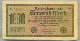A 271 BANCNOTA-GERMANIA - 1000 MARK- anul 1922 -SERIA 785679-starea care se vede