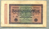 A 255 BANCNOTA-GERMANIA -20 000 MARK- anul 1923-SERIA 868513-starea care se vede, Europa