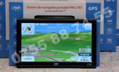 GPS ecran mare (PNI L707), 7&amp;quot; - 4 programe iGO primo-garantie 2 ani foto