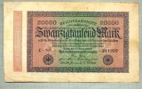 A 349 BANCNOTA-GERMANIA -20 000 MARK-anul 1923-SERIA 211922-starea care se vede
