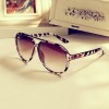 Ochelari de Soare Unisex Aviator Leopard Plastic Designer Fashion