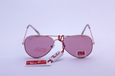 Ochelari De Soare Ray Ban Aviator 3 +Cadou Saculet Si Laveta foto