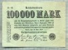 A 324 BANCNOTA-GERMANIA -100 000 MARK-anul 1923-SERIA FARA-starea care se vede, Europa