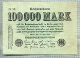 A 324 BANCNOTA-GERMANIA -100 000 MARK-anul 1923-SERIA FARA-starea care se vede, Europa