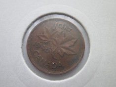 Canada 1 cent 1945 foto
