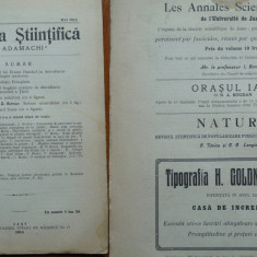 Revista Stiintifica V. Adamachi , Iasi , Mai , 1914 , Ernest Haeckel