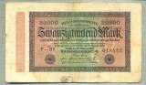A 301 BANCNOTA-GERMANIA -20 000 MARK-anul 1923-SERIA 018442-starea care se vede