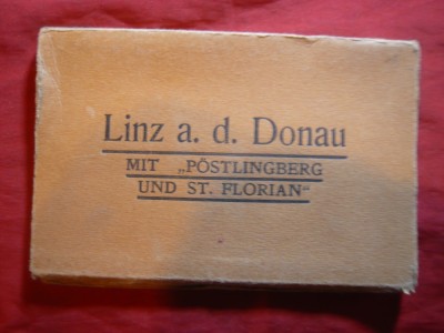 Carnet cu 12 Ilustrate Linz a.d.Donau , alb-negru foto