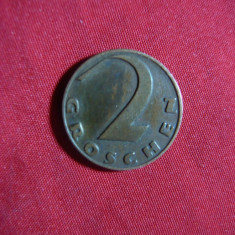 Moneda 2 grosi 1935 Austria ,cupru , cal.F.Buna