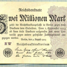 A 303 BANCNOTA-GERMANIA-2 MILLIONEN MARK-anul1923-SERIA FARA-starea care se vede