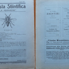 Revista Stiintifica V. Adamachi , Iasi , August , 1927 , Regele Ferdinand