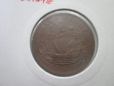 Marea Britanie 1/2 penny 1959 foto