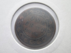 Canada 1 cent 1859 foto