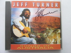 Jeff Turner - Songs Of Australia _ Cd,Elvetia {cu autograf} foto