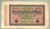 A 331 BANCNOTA-GERMANIA -20 000 MARK-anul 1923-SERIA 695879-starea care se vede, Europa