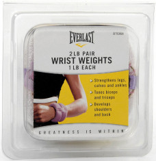 Everlast - Greutati pentru incheieturi - 2 x 0.45 kg (2x1 pound) foto